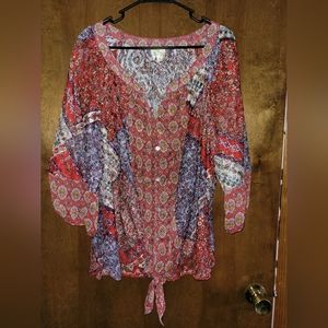 Beautiful see through lace blouse